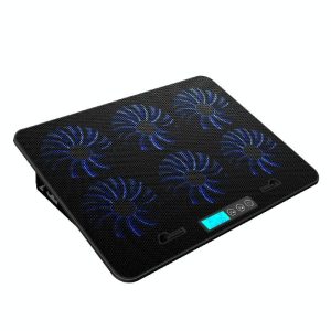 NNEIDS Silent Six-Fan Cooling Rack For Notebook Computers